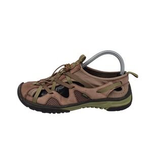 Jambu Shoes Womens Size 6 Brown Green All Terra Closed Toe Sport Sandals Hiking